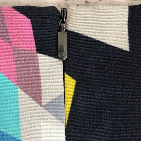 🆕 TRINA TURK size 6 & 0 Aptos confetti faille dress pink blue yellow ora… - Picture 11 of 12